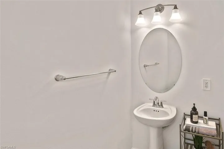 First floor half bath