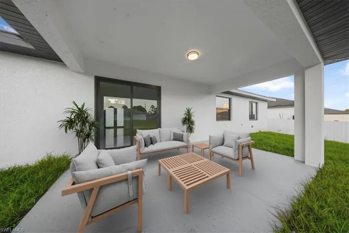 View of patio / terrace featuring outdoor lounge area