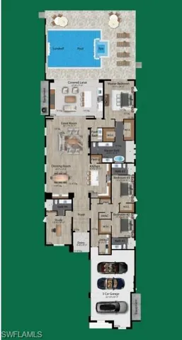 View of floor plan / room layout