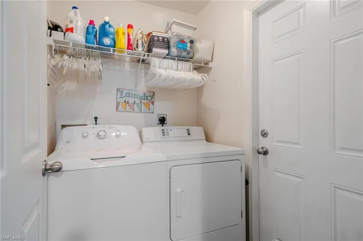 Laundry room with washer & dryer