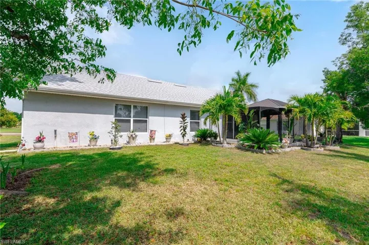 Rear view of property