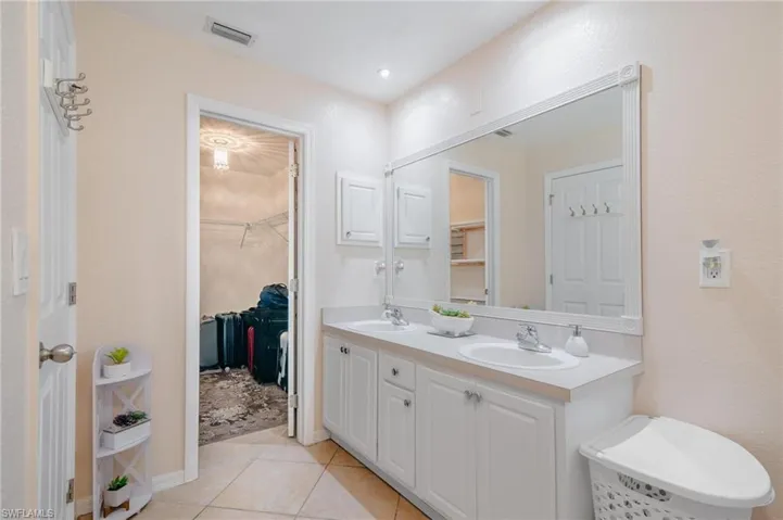 Primary Bathroom leading to walk in closet