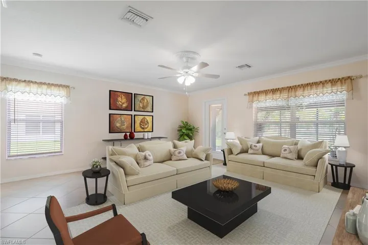 *Virtually Staged with glass door leading out to the gazebo and patio area