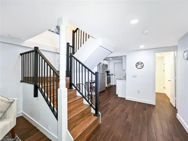 Staircase to upper level