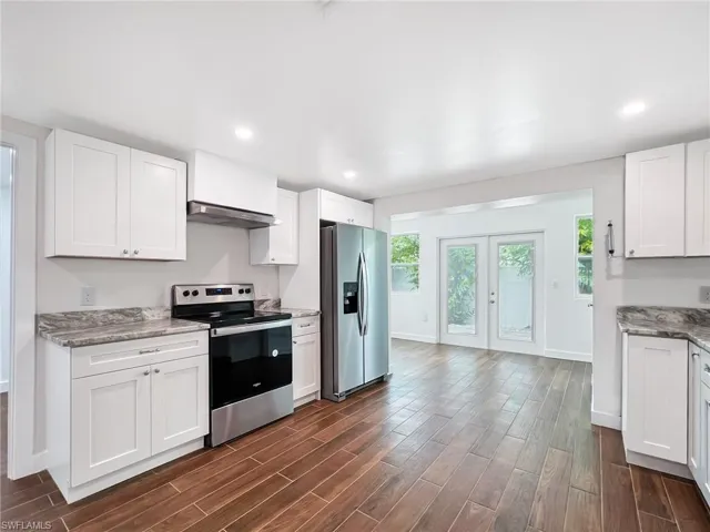 Kitchen with New Matching stainless steel appliances