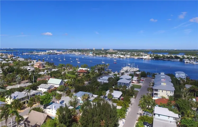Photo from 2017 - Birds eye view of Delmar Ave and Back Bay from above the Duplex