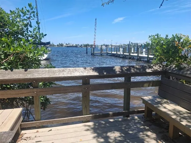 Back Bay Dock at end of Delmar Ave