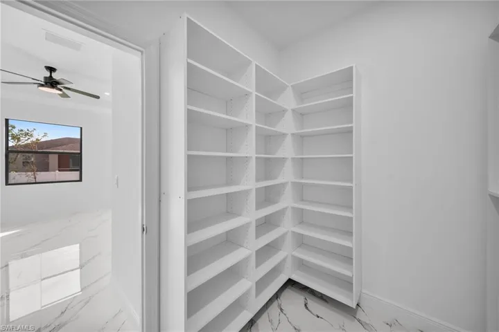 View of storage area