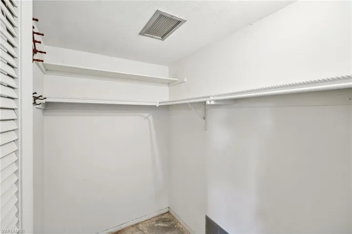 View of spacious closet