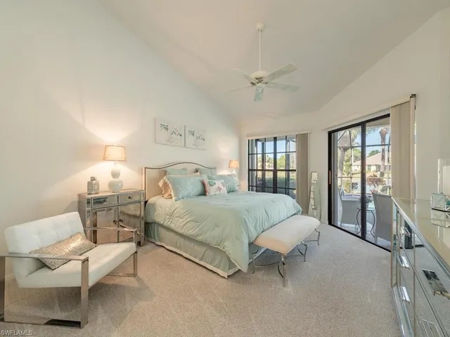 Master Bedroom with vaulted ceilings