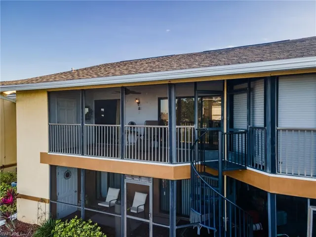 View of rear view of property