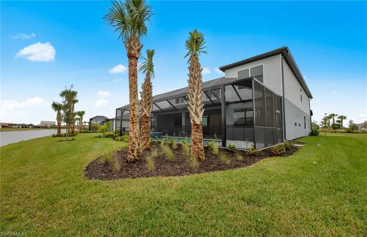 Corner lot - rear of home - Situated on water lot