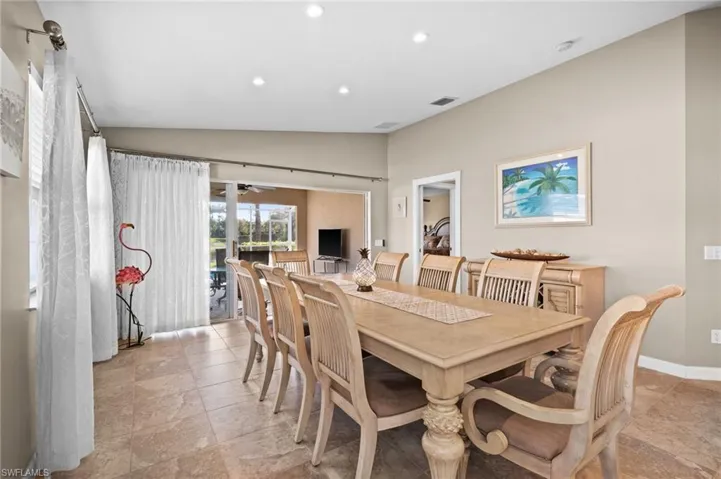 Perfect setting for casual dining or hosting, all with peaceful lake views as your backdrop.