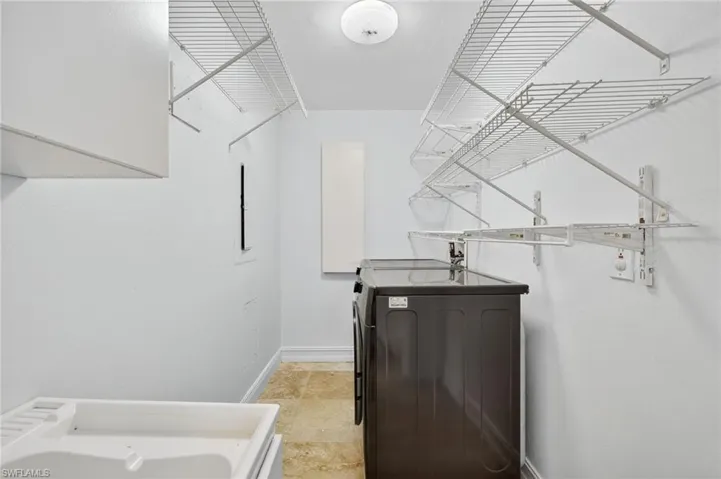 Spacious Laundry room with tons of storage space