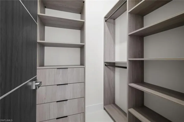 View of spacious closet