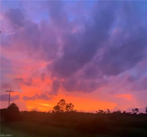 View of nature at dusk