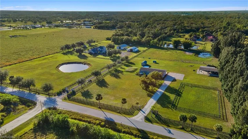 Aerial view featuring a rural view