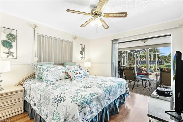 Guest Bedroom One w/ Pool view