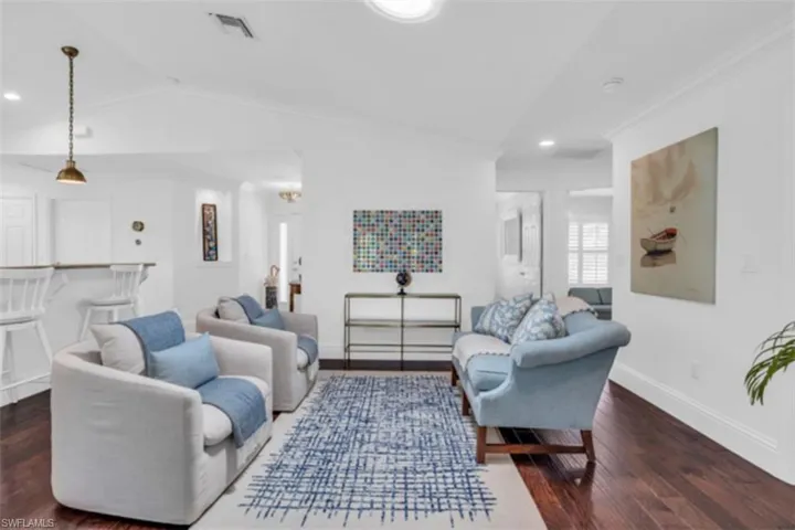 This space has so many possibilities! Can be used as sitting area, additional dining, or office space.