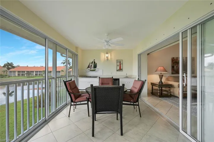 LANAI WITH GLASS SLIDING DOORS FOR ALL SEASON USE