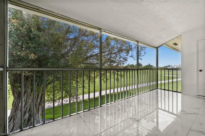 Balcony with a sunroom