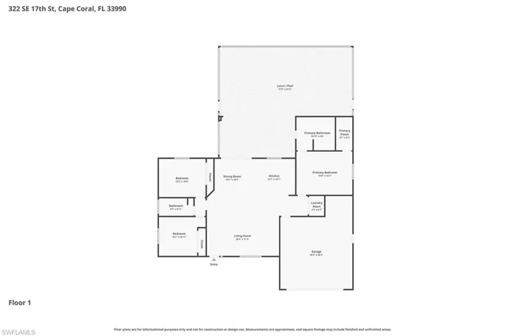 322 SE 17th  ST, Cape Coral, FL 33990