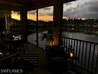 Glimpse of sunset