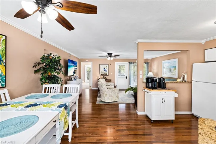 Dining Room, Kitchen, and Living Room