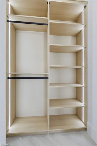 View of closet