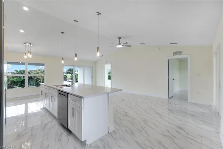 open concept floor plan