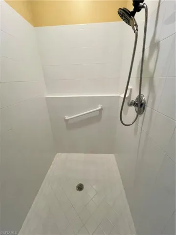 Large Master Shower with Ceramic Tile