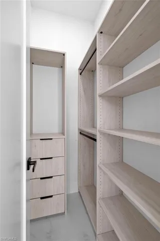 View of spacious closet