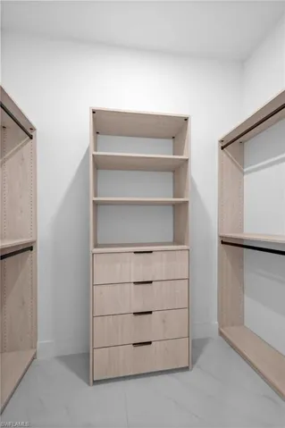 View of spacious closet