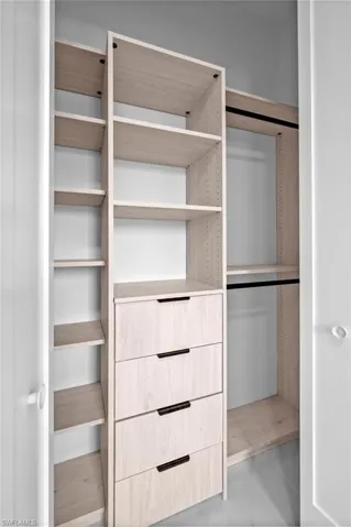 View of closet