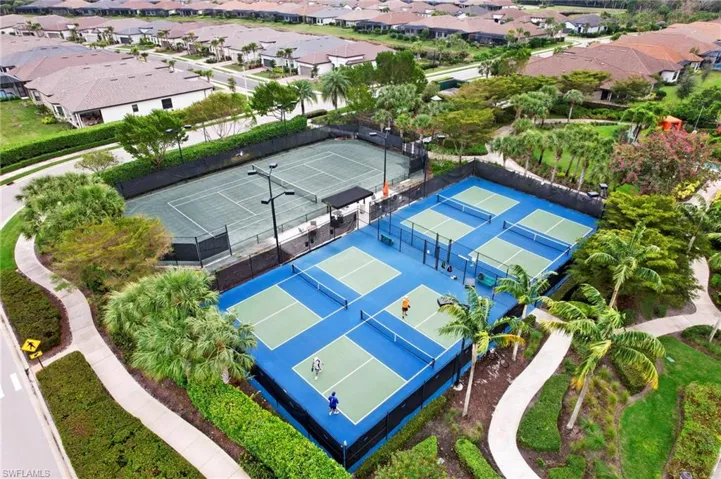 Tennis and pickleball courts