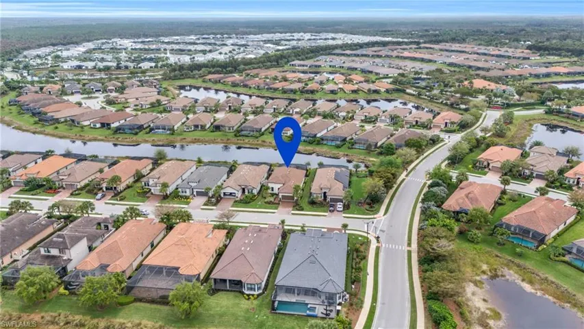 Overhead of Esplanade at Hacienda Lakes
