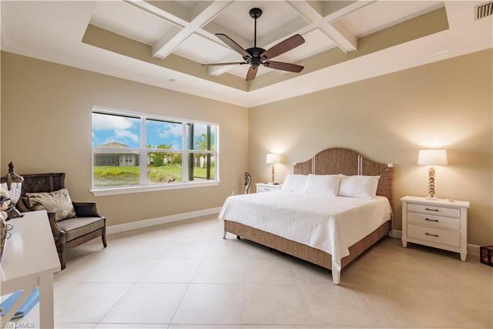 A room fit for a king's lair or a queens boudoir, this oversized master filled with light has room for just about whatever your imagination can conjure.  Desire a quaint sitting area?  It can easily be fit in this separated and private sanctuary that will be yours-and yours only......
