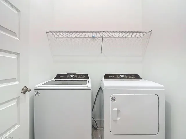 Laundry area with washer and dryer