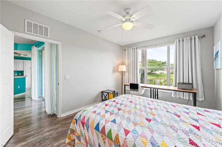 Primary Bedroom Adjacent to Living Area