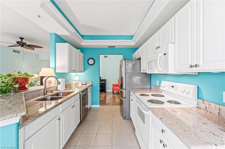Kitchen with Abundant White Cabinetry