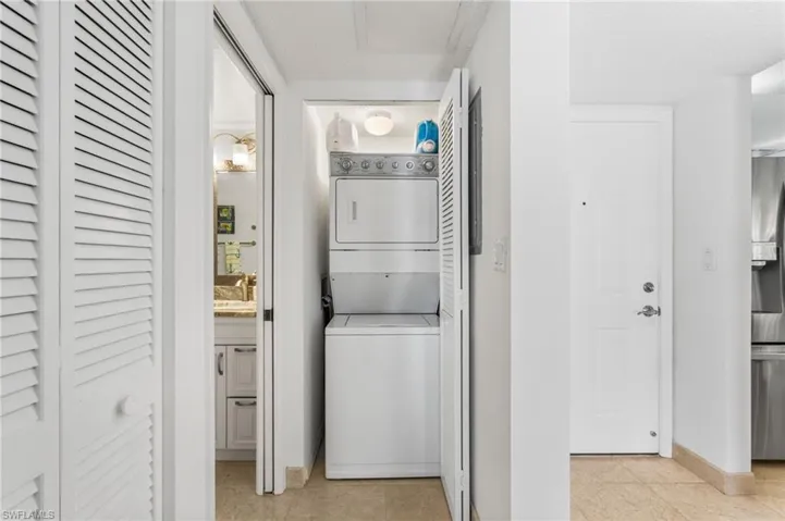 Laundry Closet.