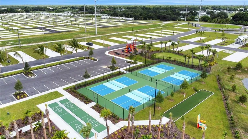 Aerial view of amenities Palm Breeze