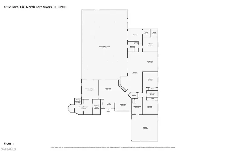 1812 Coral Cir, North Fort Myers, Florida 33903