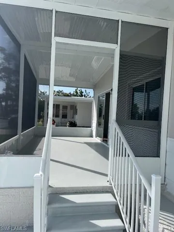 View of patio