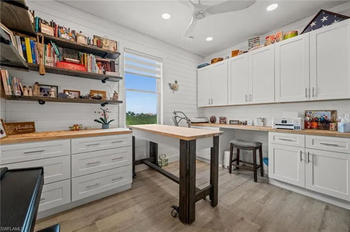 Craft Room off Primary Suite with Additional Closet