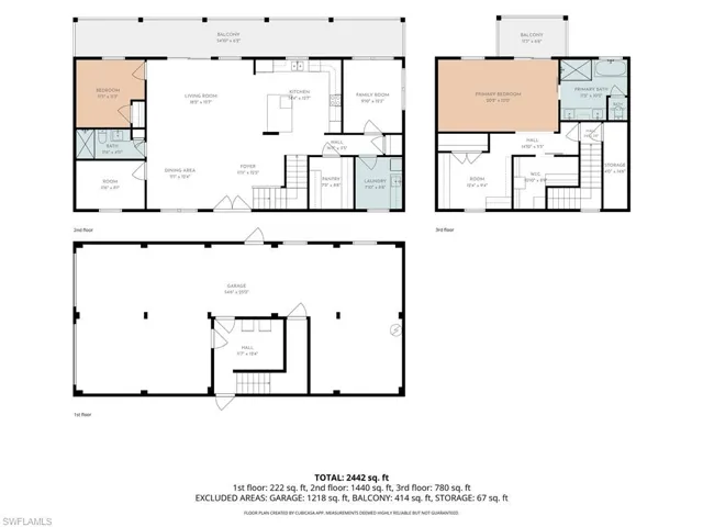 Floor Plans of All Floors