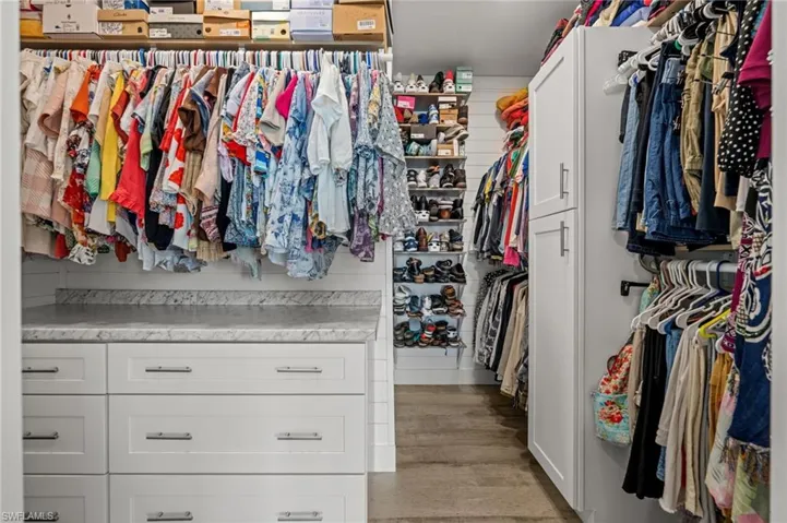 Primary Suite Walk in Closet