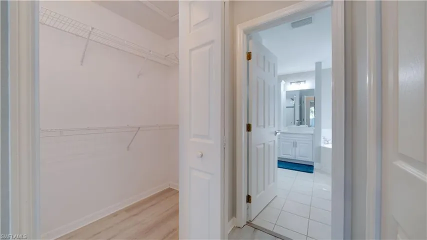 View of closet