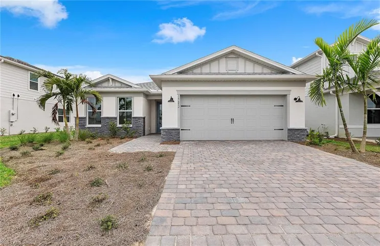 Mystique floorplan with coastal elevation