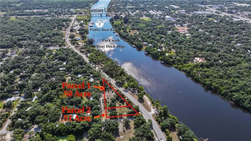 500 Avalon Ave, LaBelle, FL 33935, residential homesite with river view